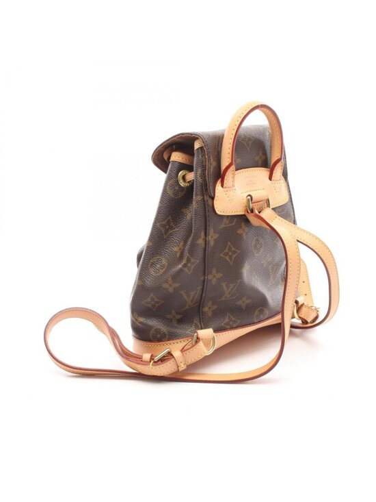 Louis Vuitton Backpack Mini Montsouris Canvas Leather main image 7